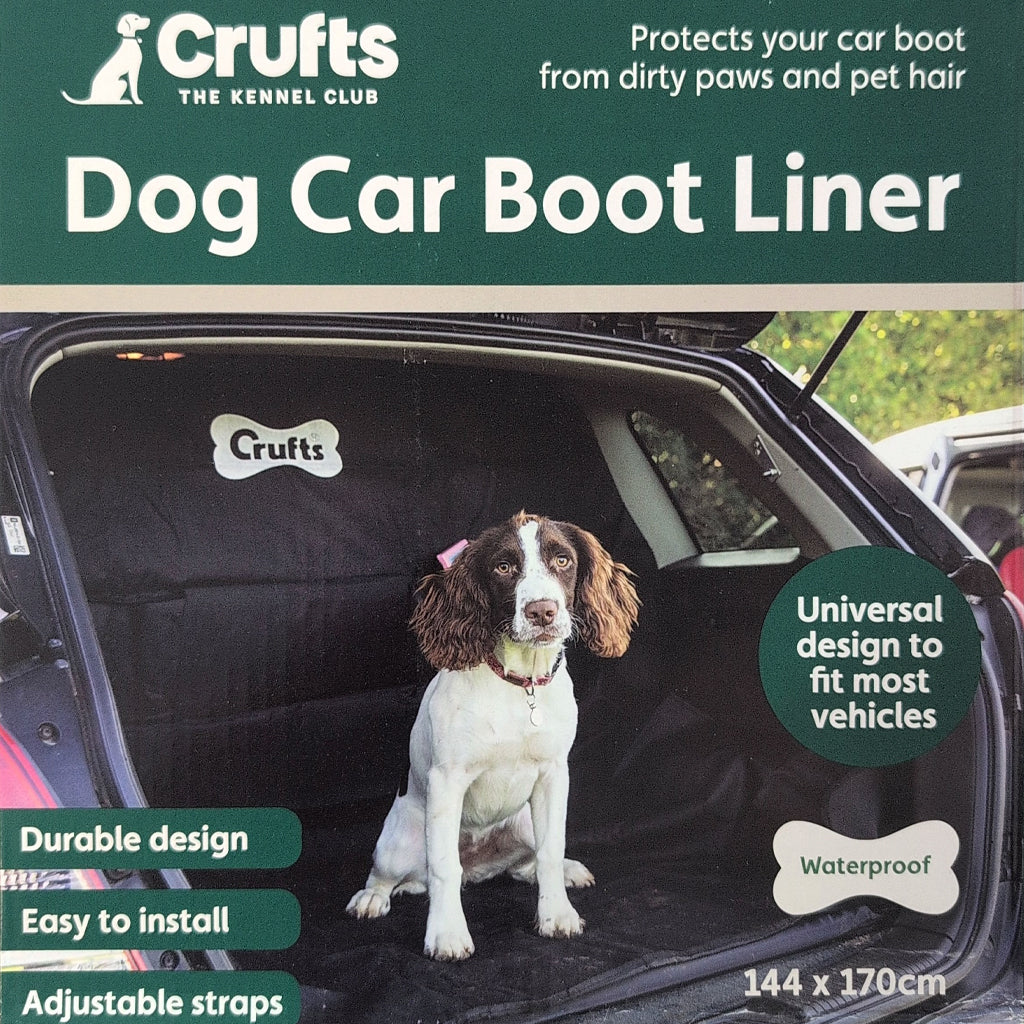 Crufts Dog Car Boot Liner – Waterproof & Universal Fit (144 x 170cm)