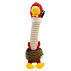 Crufts Plush Long Neck Duck Dog Toy with Squeaker
