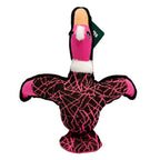 Crufts Neon Tough Duck Dog Toy with Squeaker