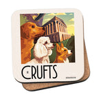 Official Art of Crufts 2026 Coaster | Collectable Cork-Backed Dog Show Souvenir
