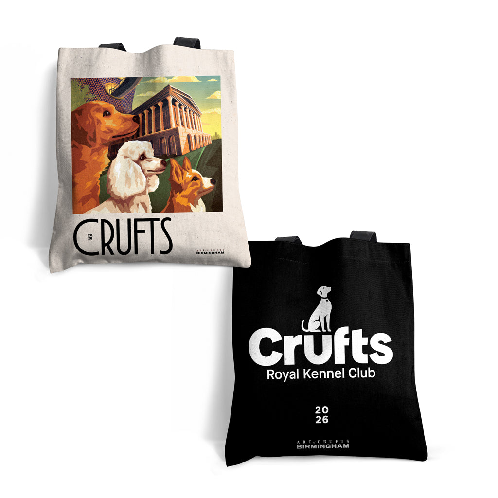 Official Art of Crufts 2026 Tote Bag | Premium 100% Cotton Shopper (Made in UK)