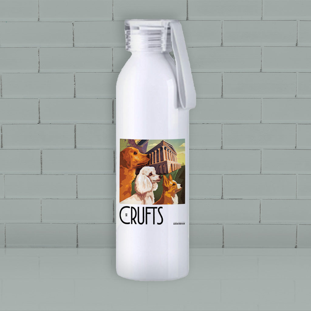 Official Art of Crufts 2026 Slim Sports Water Bottle | Stainless Steel 650ml