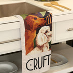Official Art of Crufts 2026 Tea Towel | 100% Cotton Kitchen Souvenir
