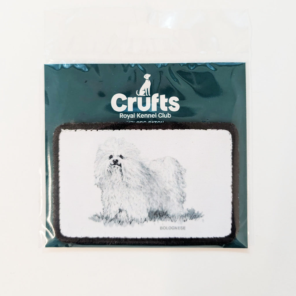 Crufts Bolognese Velcro Patch