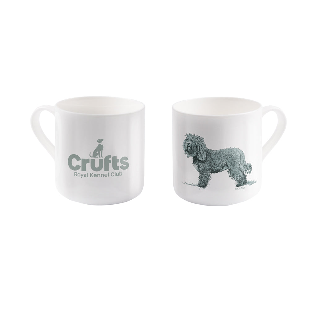 Barbet with Crufts Bone China Mug