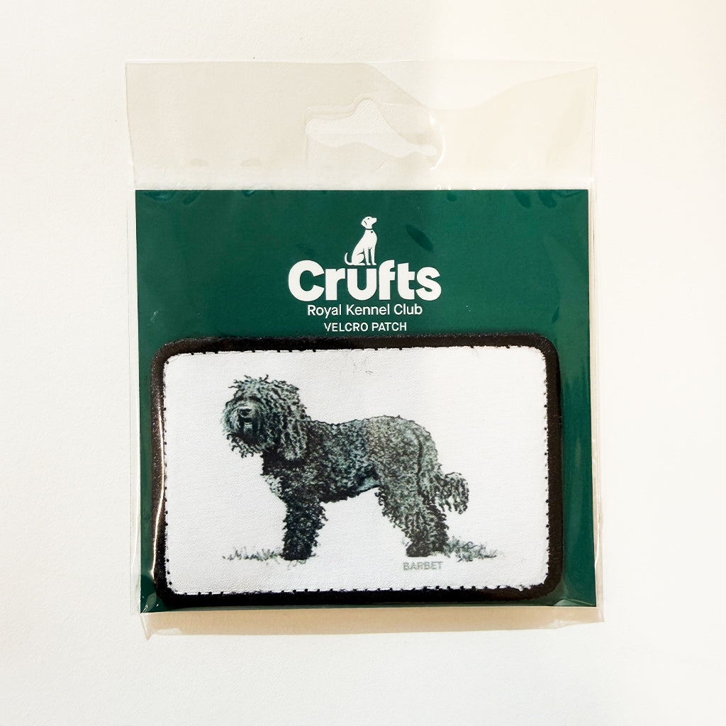 Crufts Barbet Velcro Patch