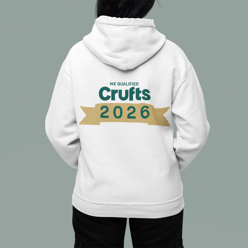 Crufts 'We Qualified' 2026 Organic Cotton Hoodie | Premium Qualifier Gift