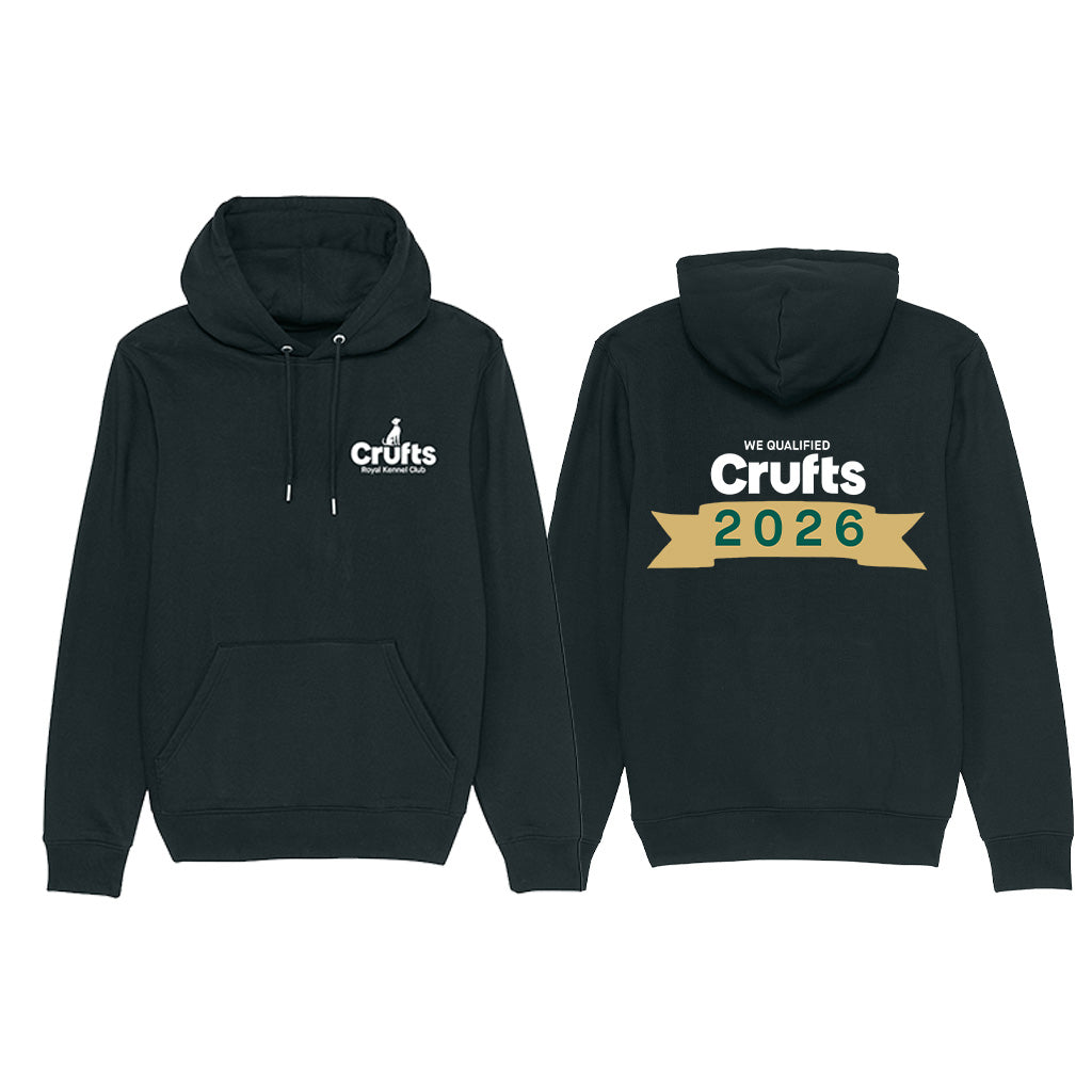Crufts 'We Qualified' 2026 Organic Cotton Hoodie | Premium Qualifier Gift