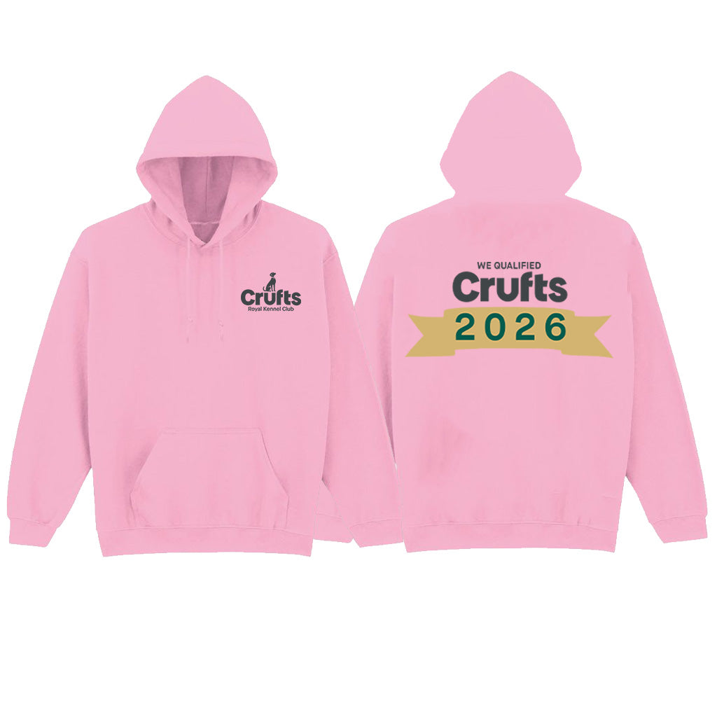 Crufts 'We Qualified' 2026 Organic Cotton Hoodie | Premium Qualifier Gift