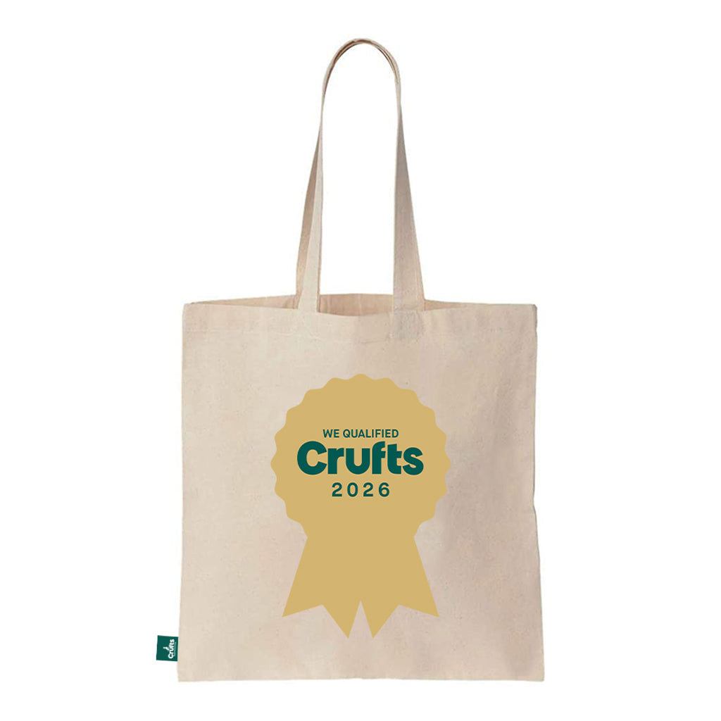 We Qualified Crufts 2026 Rosette Tote Bag
