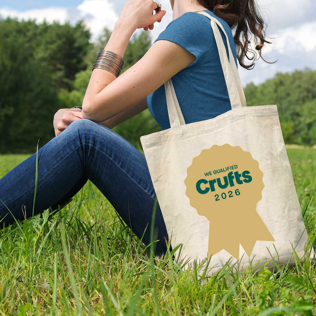 We Qualified Crufts 2026 Rosette Tote Bag