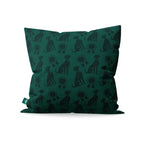 Crufts Peter Pattern Cushion (40x40cm) | Premium 100% Cotton Dog Lover Gift