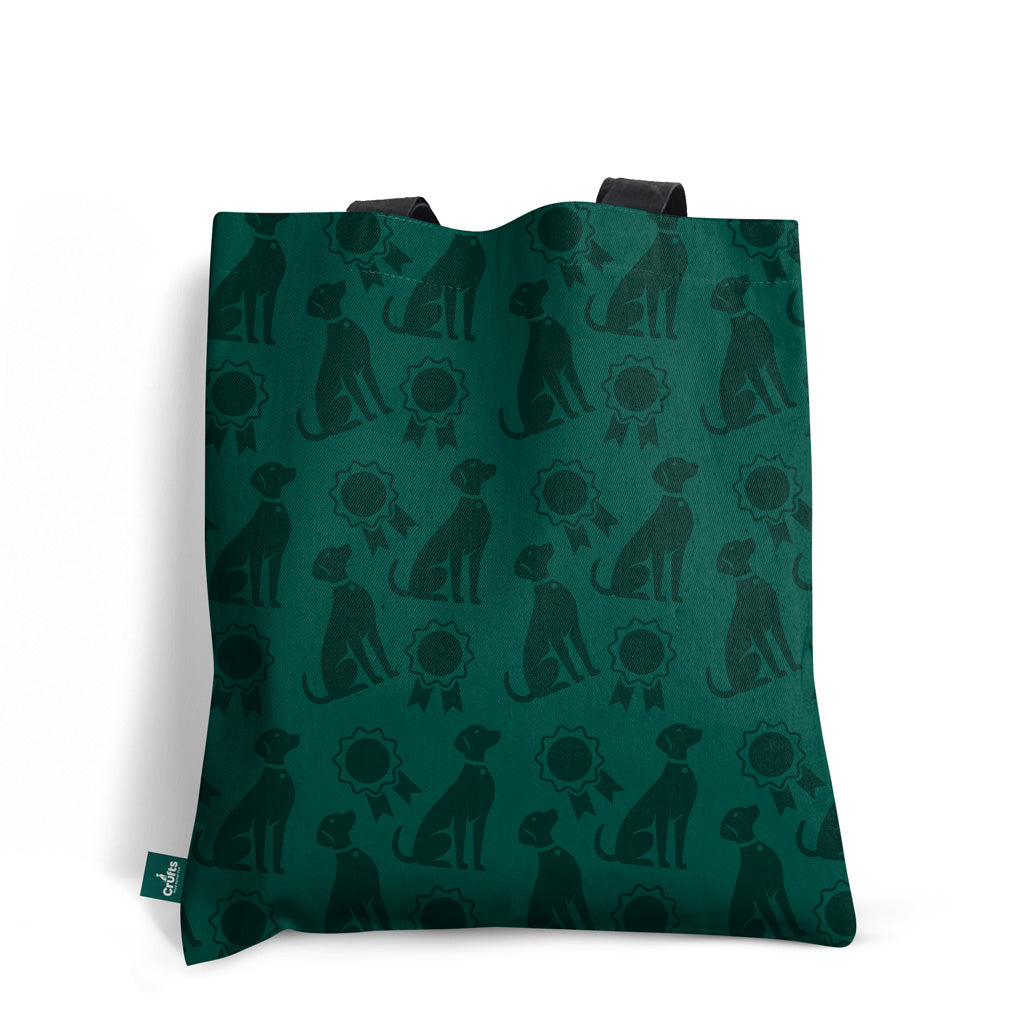 Crufts Peter Pattern 100% Cotton Tote Bag (40x40cm) | Premium Dog Lover Gift