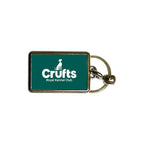 Crufts Stacked Logo Metal Keyring (4x3cm) | Premium Dog Lover Gift