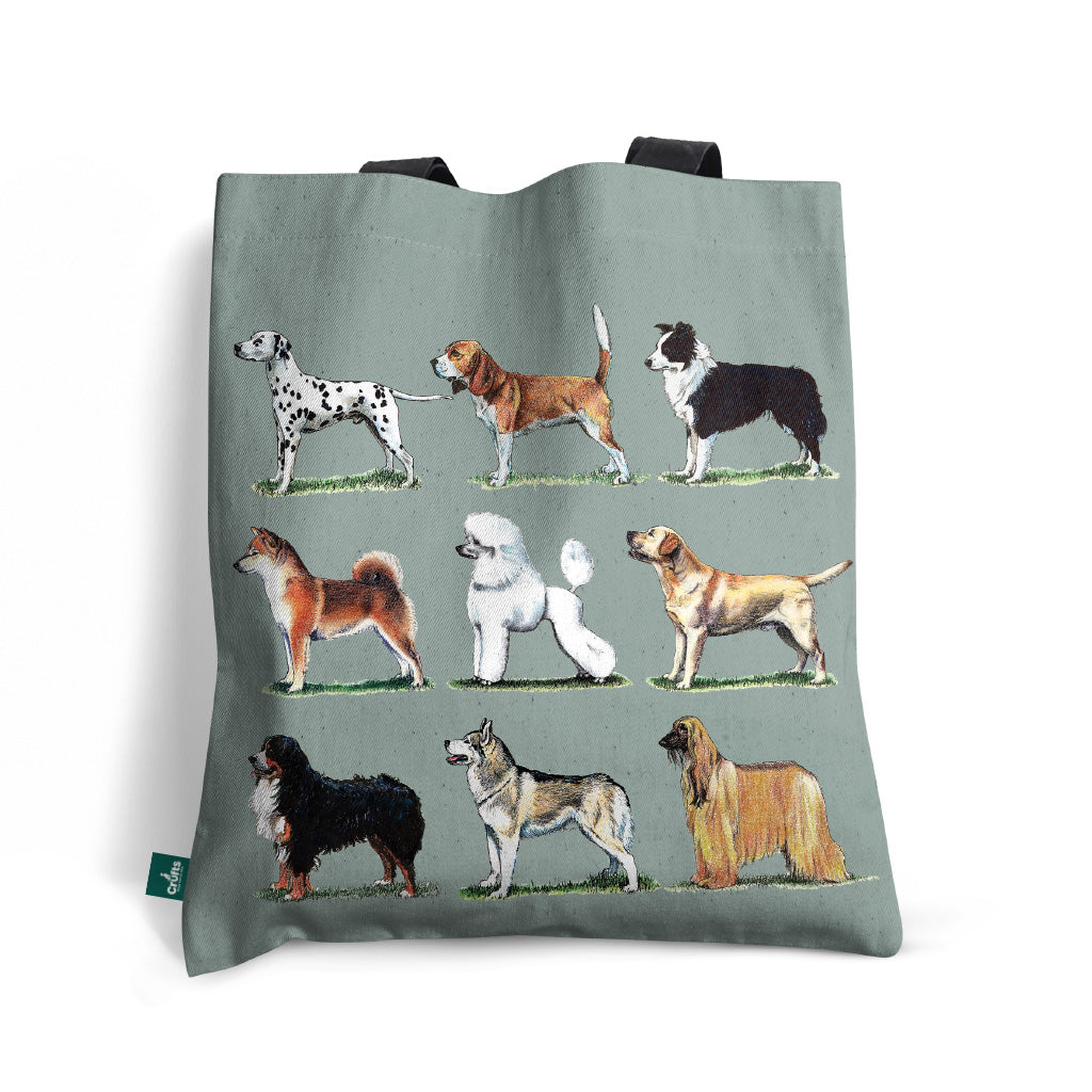 Crufts Popular Dog Illustrations Tote Bag