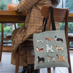 Crufts Popular Dog Illustrations Tote Bag