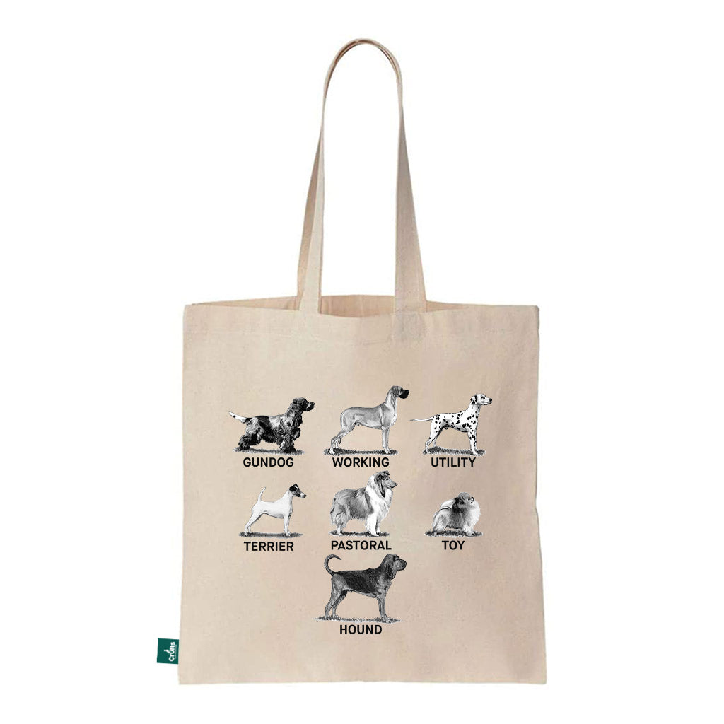 Crufts Dog Breed Tote Bag