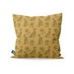 Crufts Peter Pattern Cushion (40x40cm) | Premium 100% Cotton Dog Lover Gift