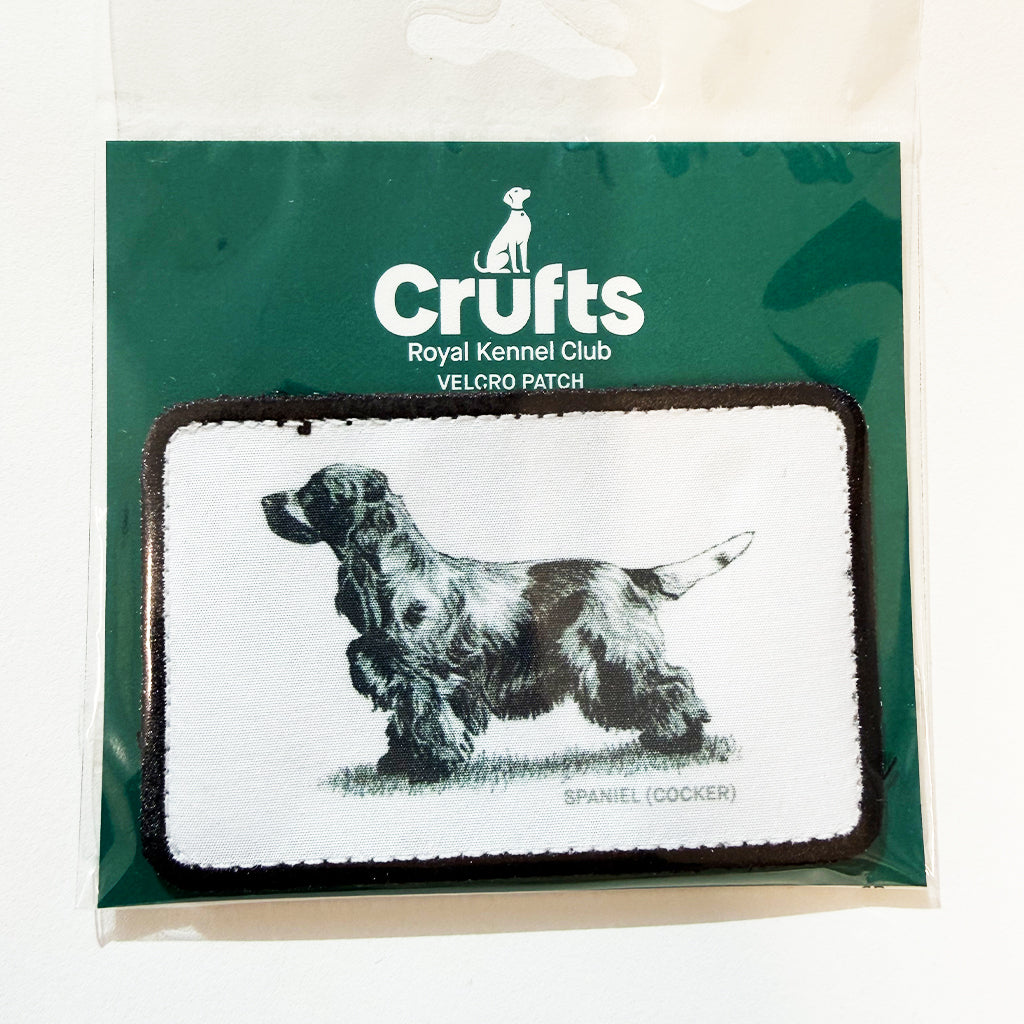 Crufts Cocker Spaniel Velcro Patch