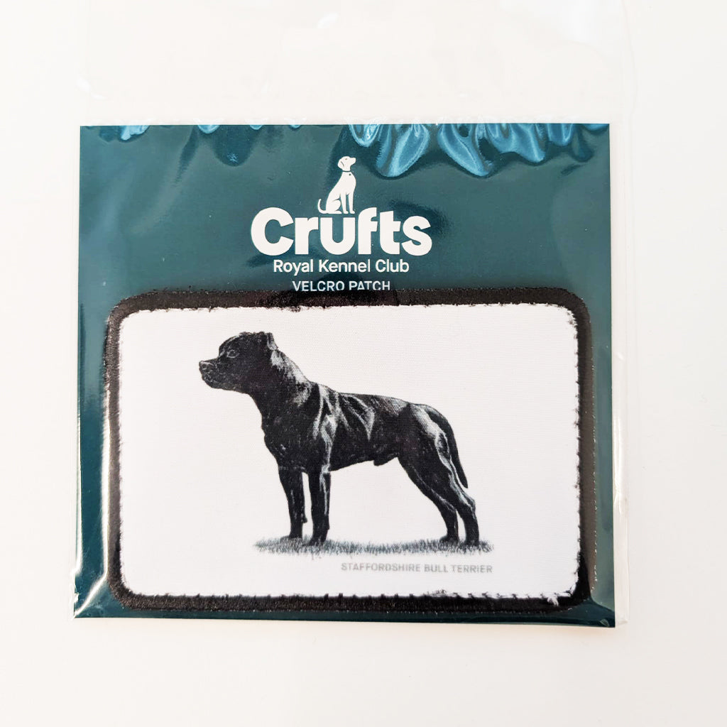 Crufts Staffordshire Bull Terrier Velcro Patch