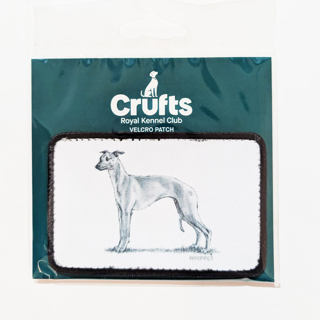 Crufts Whippet Velcro Patch