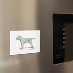Border Terrier Sage Fridge Magnet