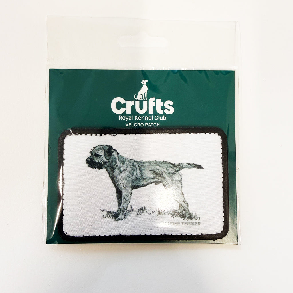 Crufts Border Terrier Velcro Patch