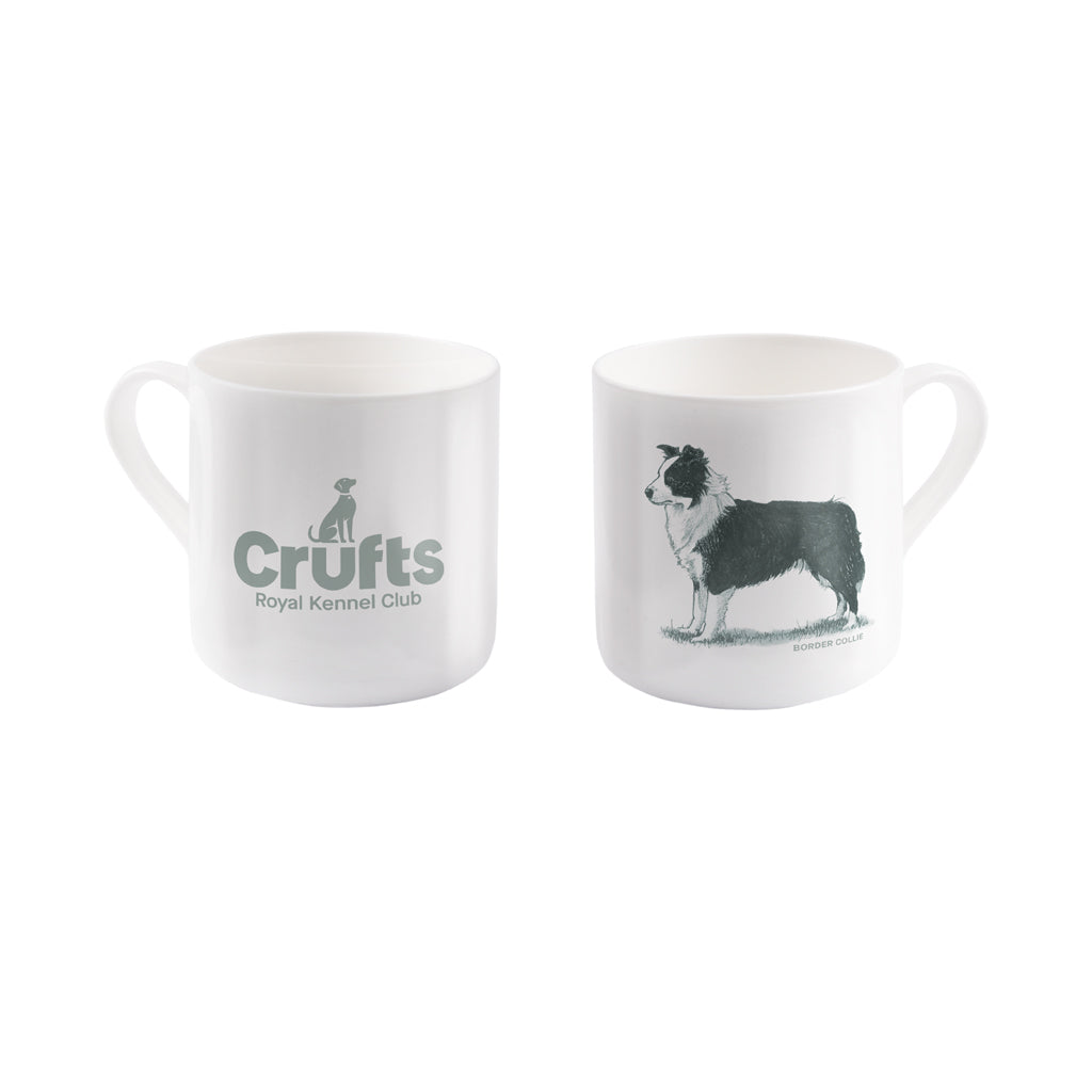 Border Collie Sage Bone China Mug