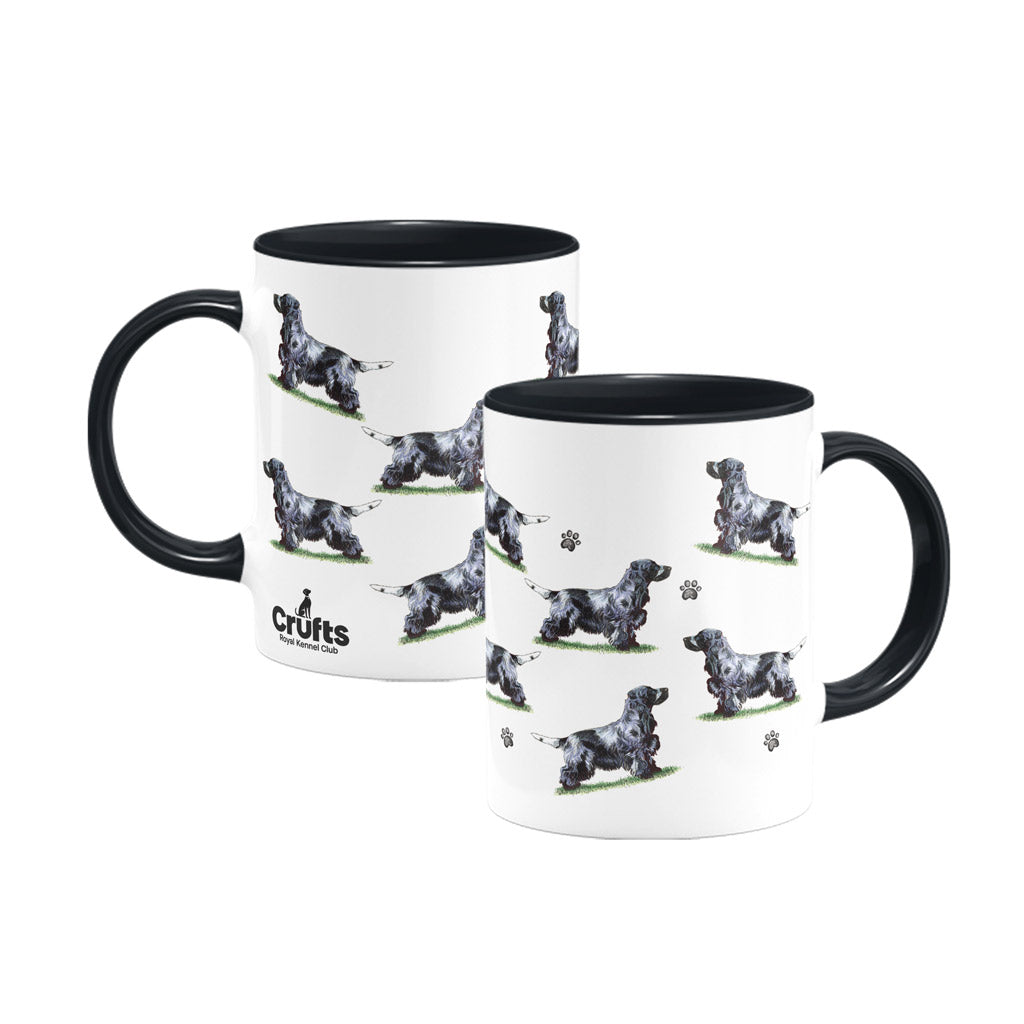 Cocker Spaniel Large Porcelain Colour Handle Mug