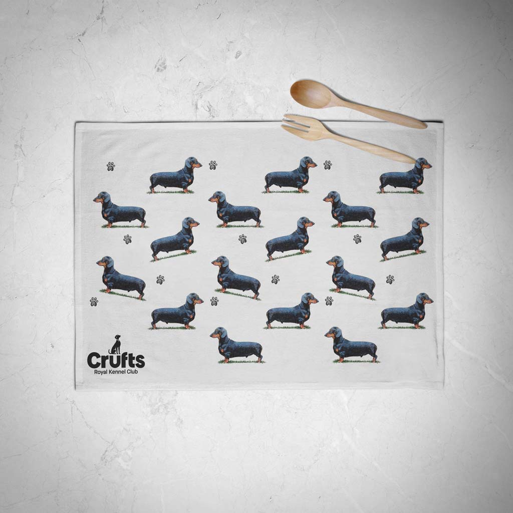 Dachshund (Smooth Haired) Tea Towel