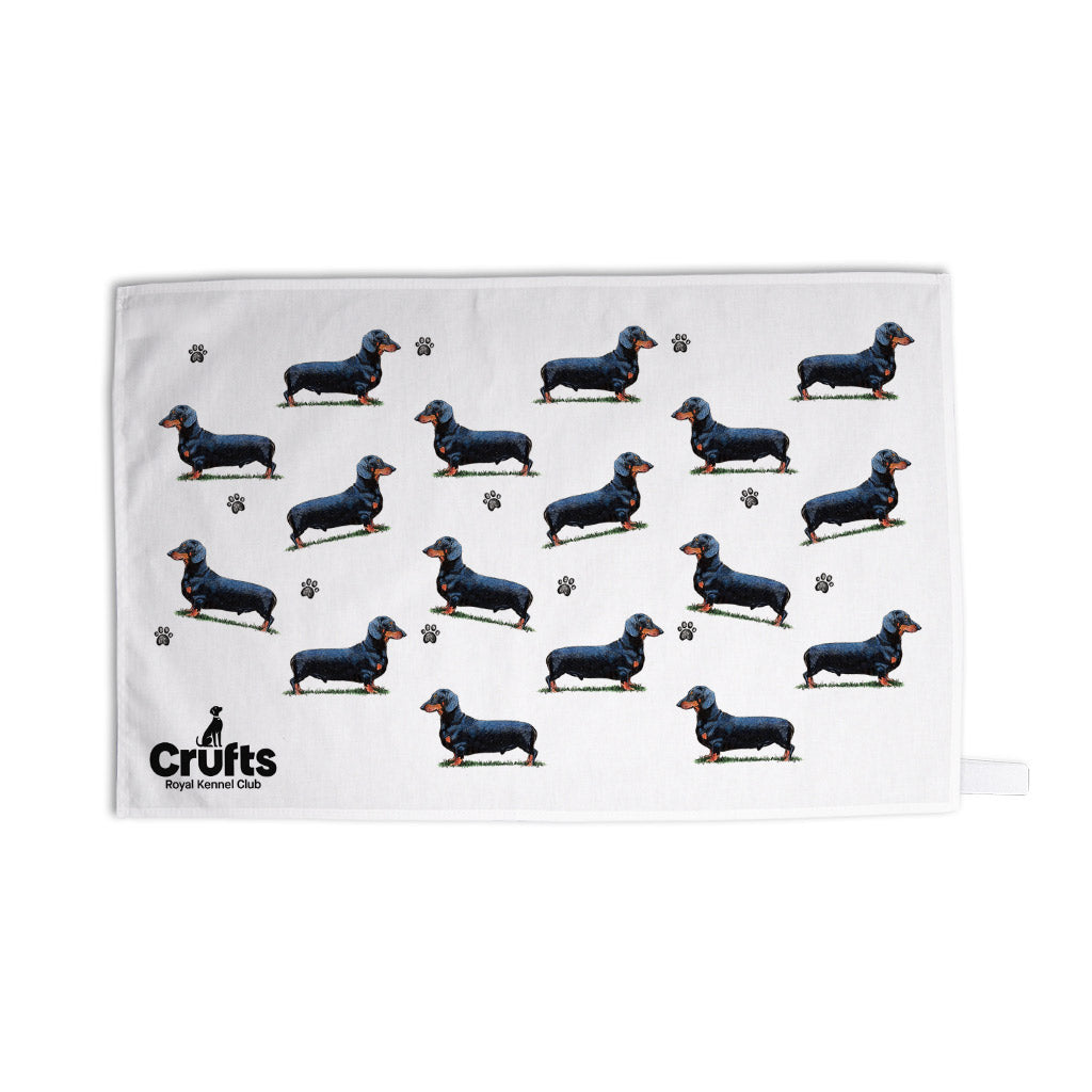 Dachshund (Smooth Haired) Tea Towel