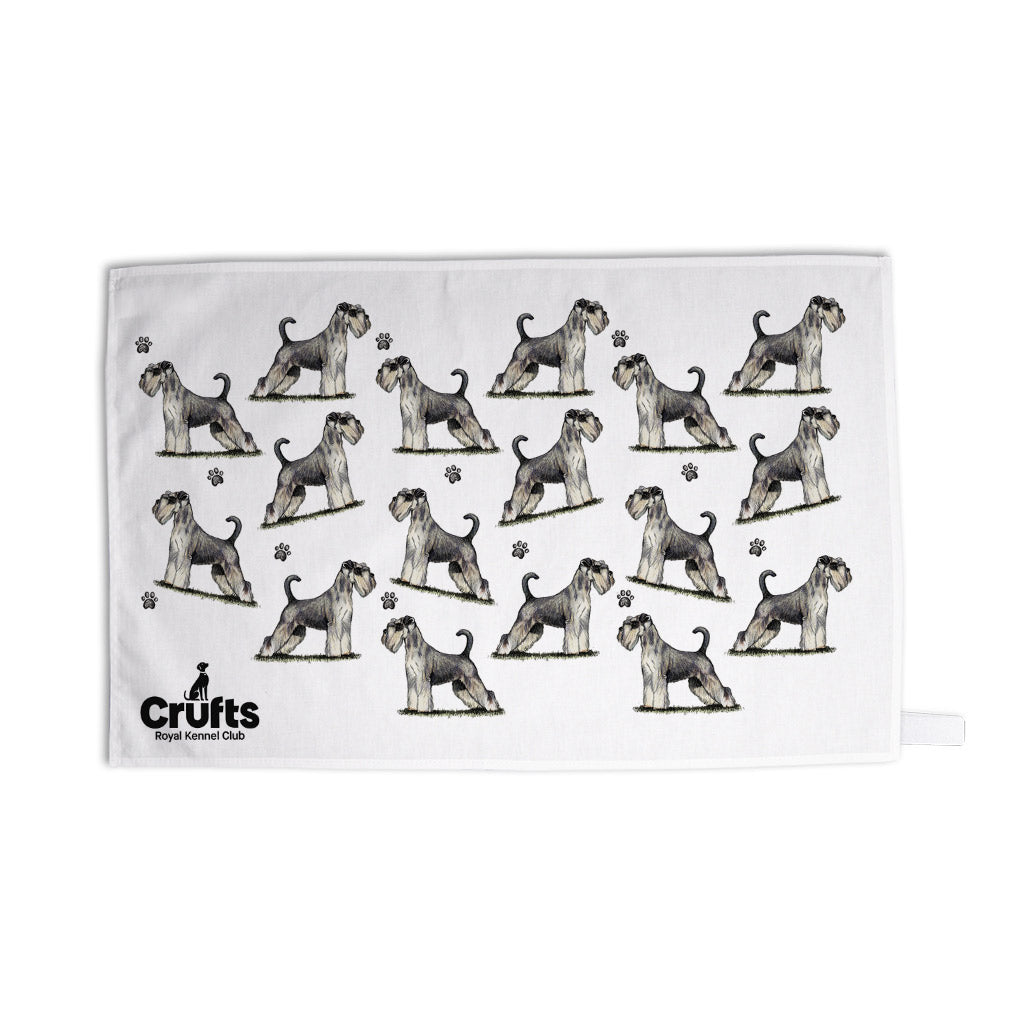 Miniature Schnauzer Tea Towel