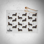 Dachshund (Miniature Long Haired) Tea Towel