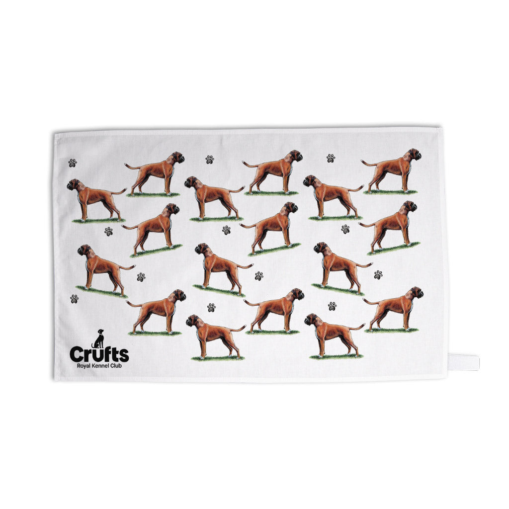 Boxer Tea Towel