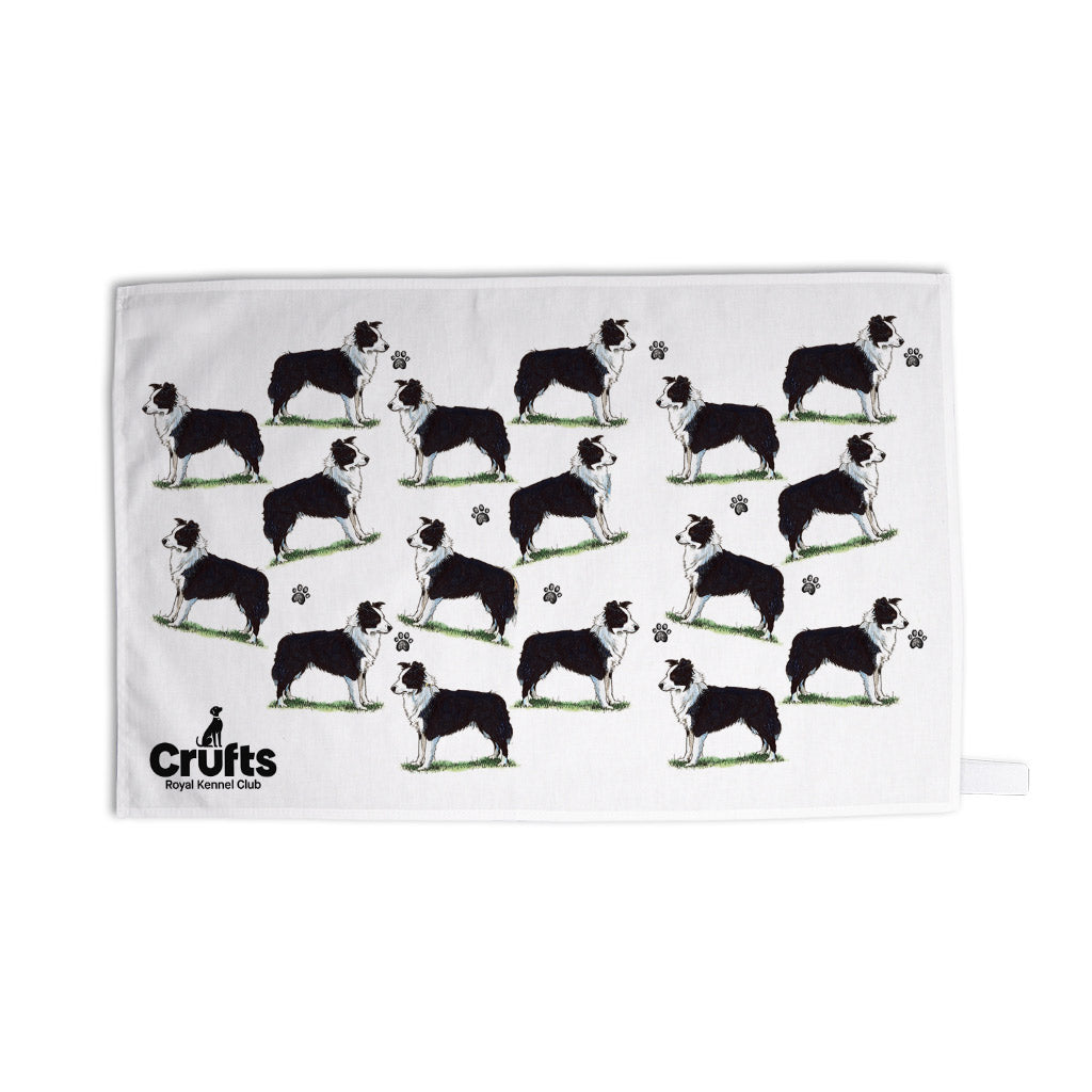 Border Collie Tea Towel