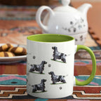 Cocker Spaniel Large Porcelain Colour Handle Mug
