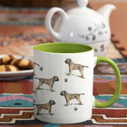 Border Terrier Large Porcelain Colour Handle Mug