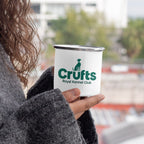 Crufts Stacked Logo Enamel Mug (10oz) | Perfect Dog Lover Gift for Children