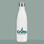 Crufts Stacked Logo Premium Water Bottle (500ml) | Stainless Steel Dog Lover Gift