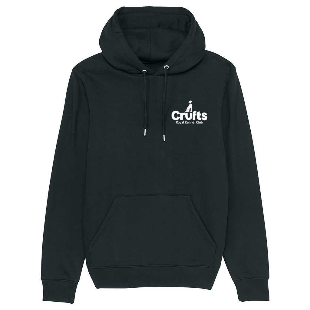 Crufts Stacked Logo Organic Cotton Hoodie | Premium Dog Lover Gift