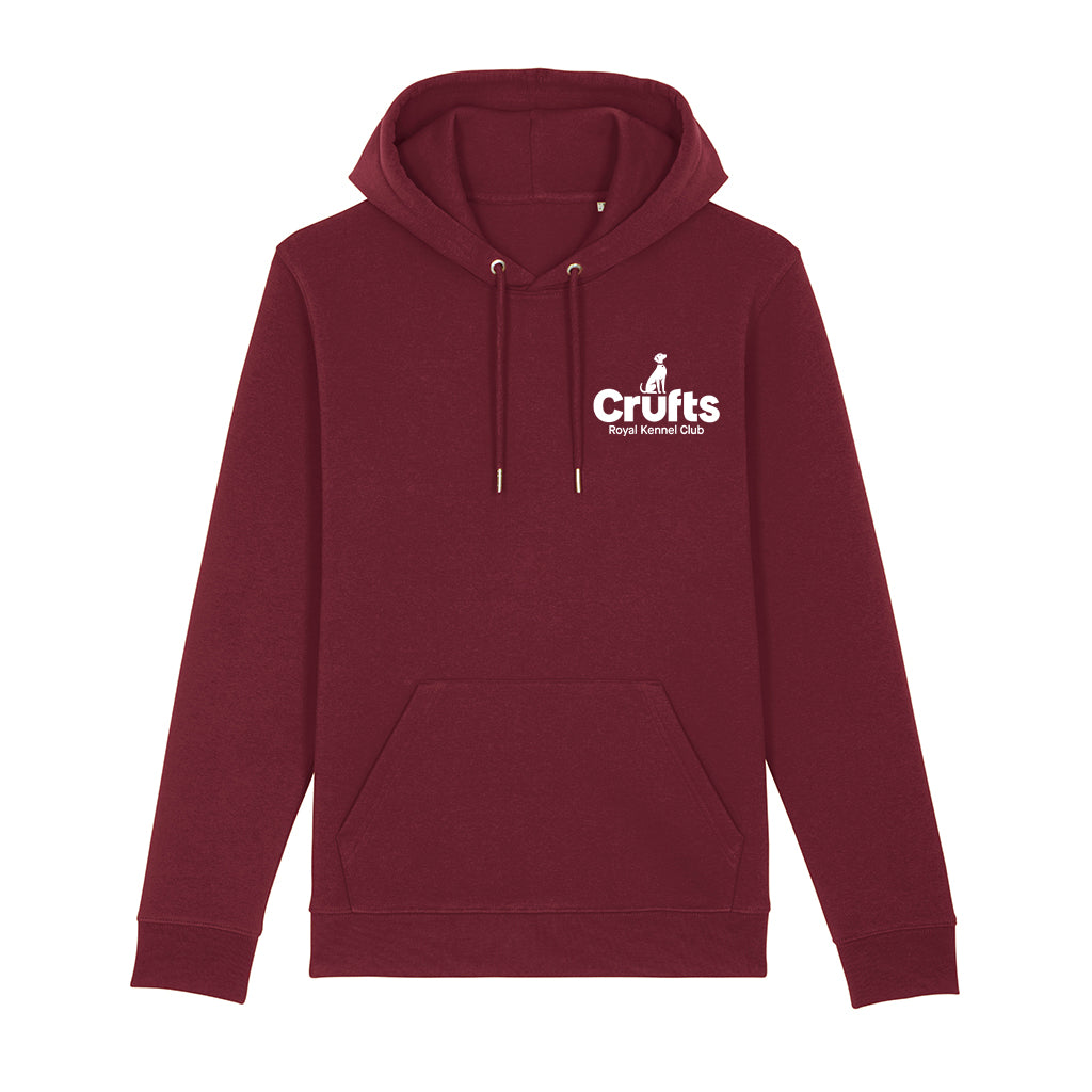 Crufts Stacked Logo Organic Cotton Hoodie | Premium Dog Lover Gift