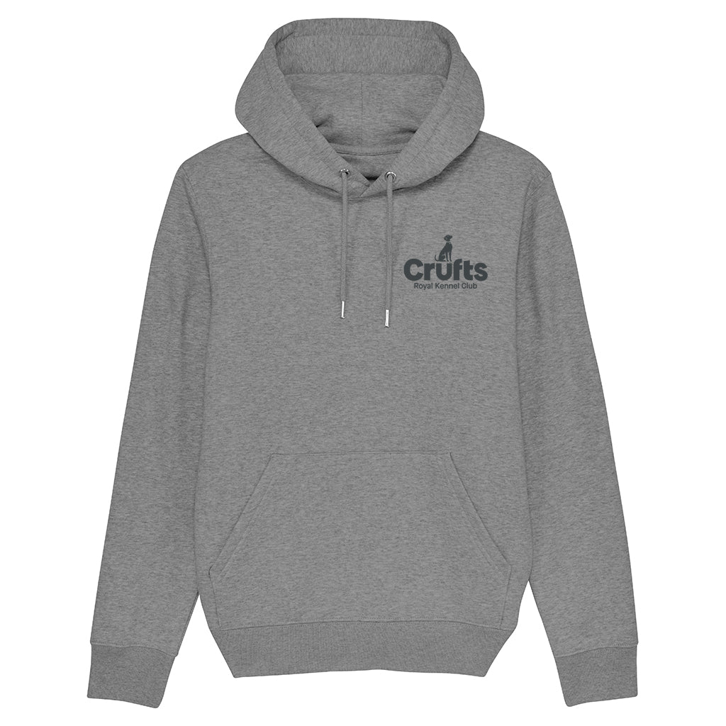 Crufts Stacked Logo Organic Cotton Hoodie | Premium Dog Lover Gift