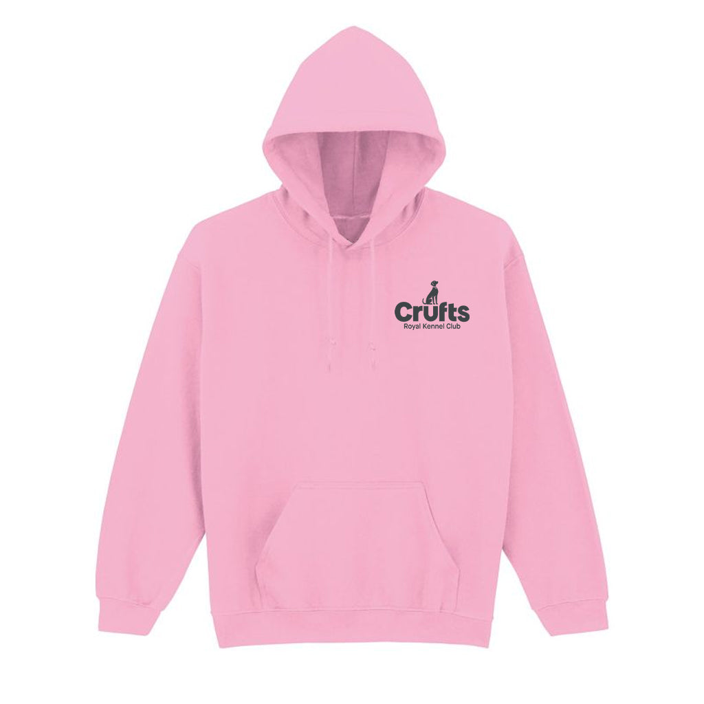 Crufts Stacked Logo Organic Cotton Hoodie | Premium Dog Lover Gift