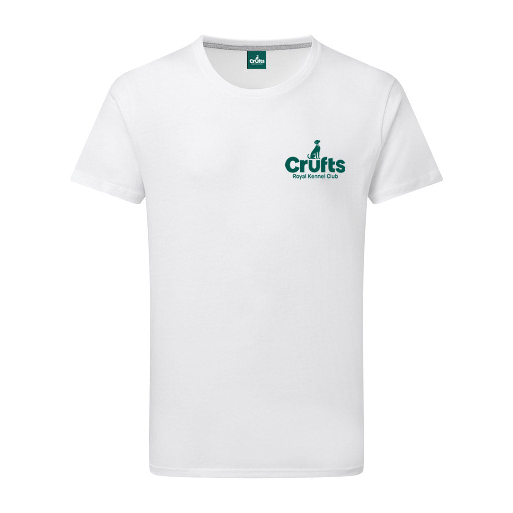 Crufts Stacked Logo Organic Cotton T-Shirt | Premium Dog Lover Gift