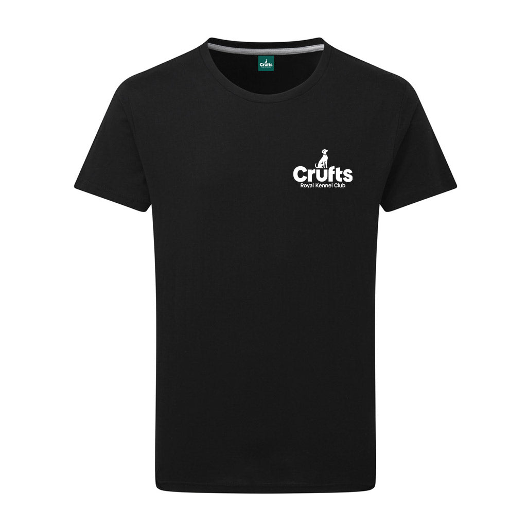 Crufts Stacked Logo Organic Cotton T-Shirt | Premium Dog Lover Gift