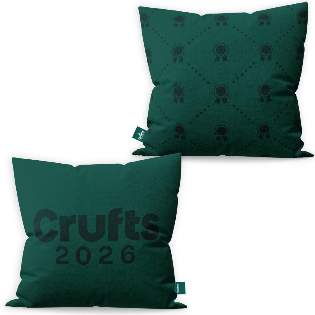 Crufts 2026 Logo Cushion (40x40cm) | Commemorative Gift for Dog Lovers