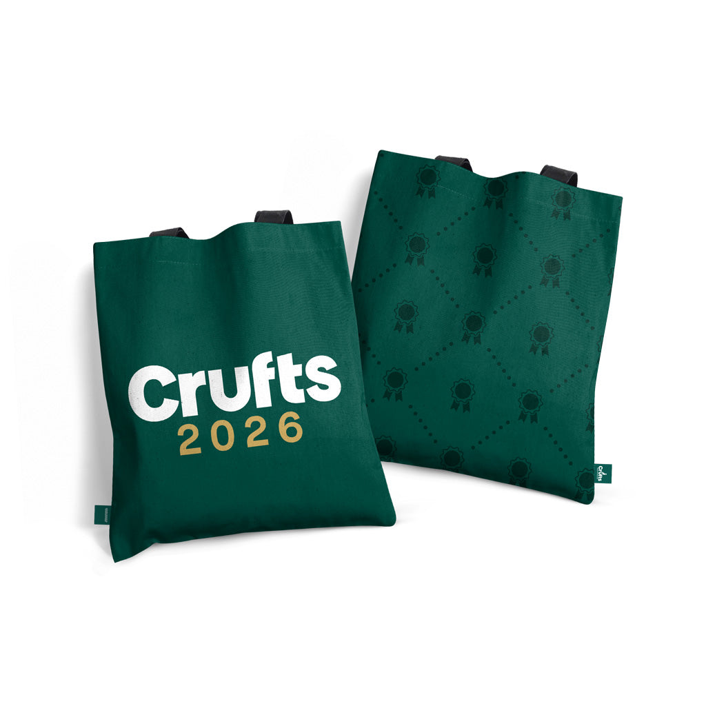 Crufts 2026 Logo 100% Cotton Tote Bag (40x40cm) | Commemorative Dog Lover Gift