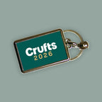 Crufts 2026 Logo Metal Keyring (4x3cm) | Commemorative Dog Lover Gift
