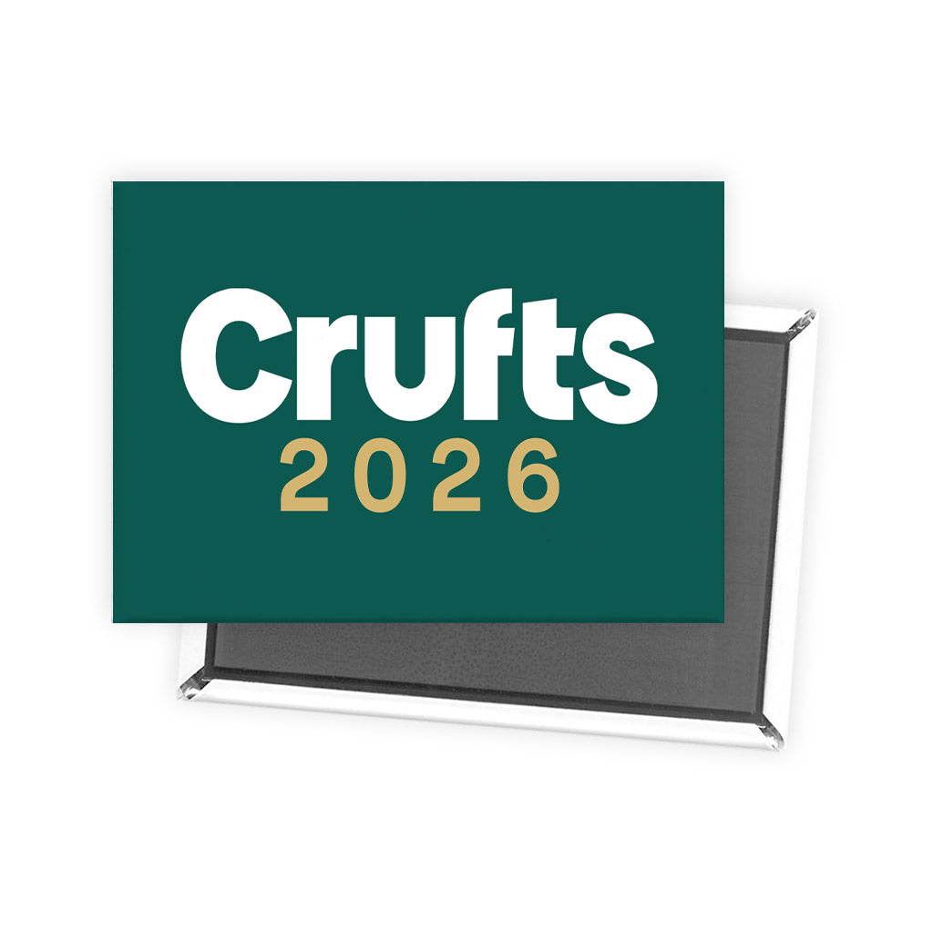 Crufts 2026 Logo Fridge Magnet (2x3") | Commemorative Dog Lover Gift