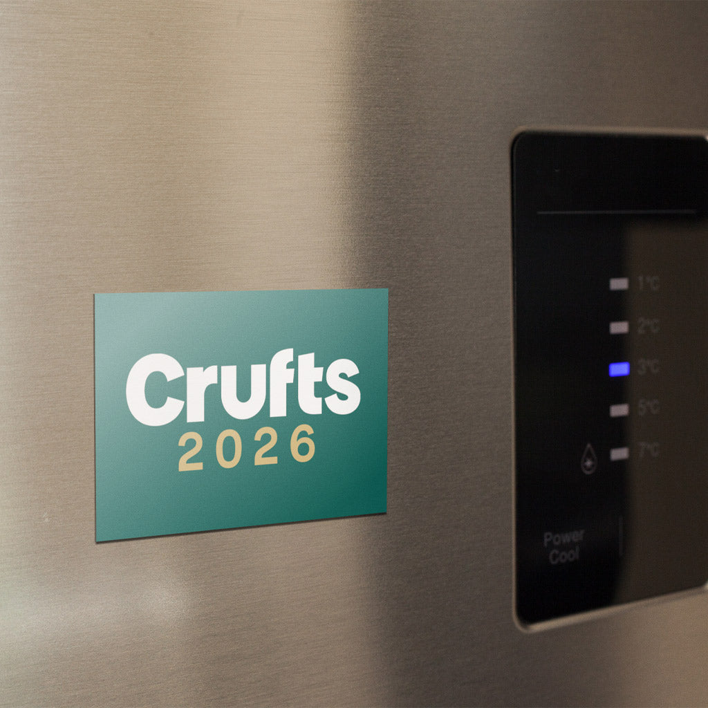 Crufts 2026 Logo Fridge Magnet (2x3") | Commemorative Dog Lover Gift